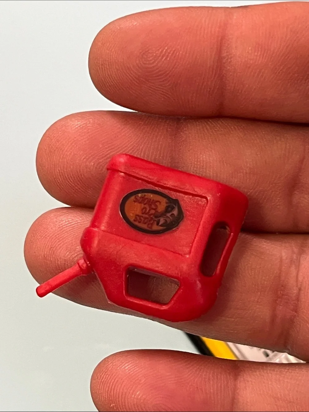 Yellow Toy Gas Pump with Red Gas Can - Kids Vehicles